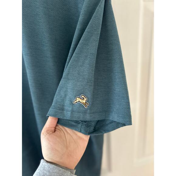 Tracksmith Session T-Shirt Crewneck Short Sleeve Grey Green Running - Picture 3 of 7